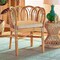 Bali & Pari Melody Modern and Contemporary Natural Rattan Dining Chair 185-11868-Zoro - alternate 8